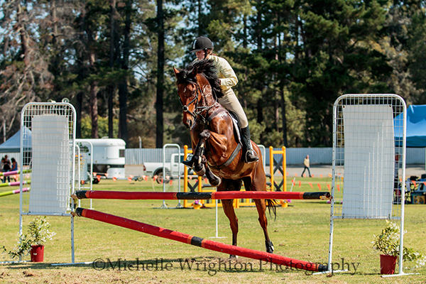 Collie Agricultural Show, show jumping rider and horse - Equestrian Event Photography
