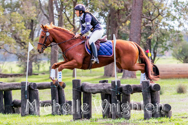 Equine photography Michelle Wrighton horse eventing dardanup ode Cross Country Open 95