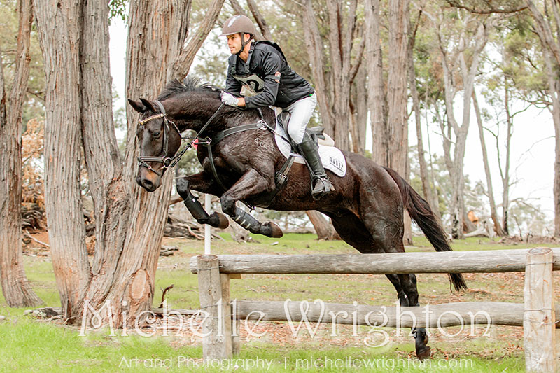 Equine photography Michelle Wrighton horse eventing Kojonup ODE Cross Country B Grade