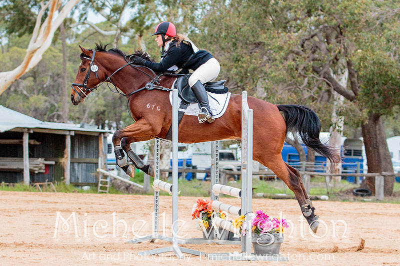 Equine photography Michelle Wrighton horse photographer Murray ODE Show Jumping PC 80