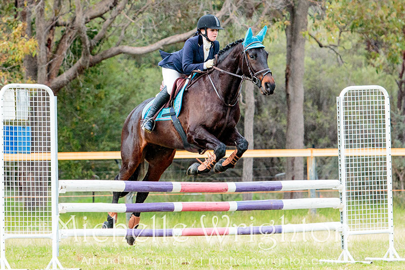 Equine photography Michelle Wrighton horse photography Bunbury Show jumping 80 - 90cm