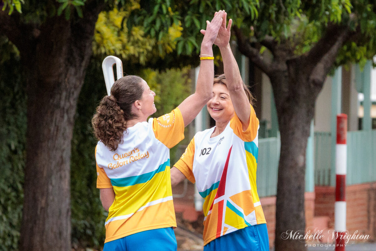 Queens baton relay commonwealth games Bridgetown WA