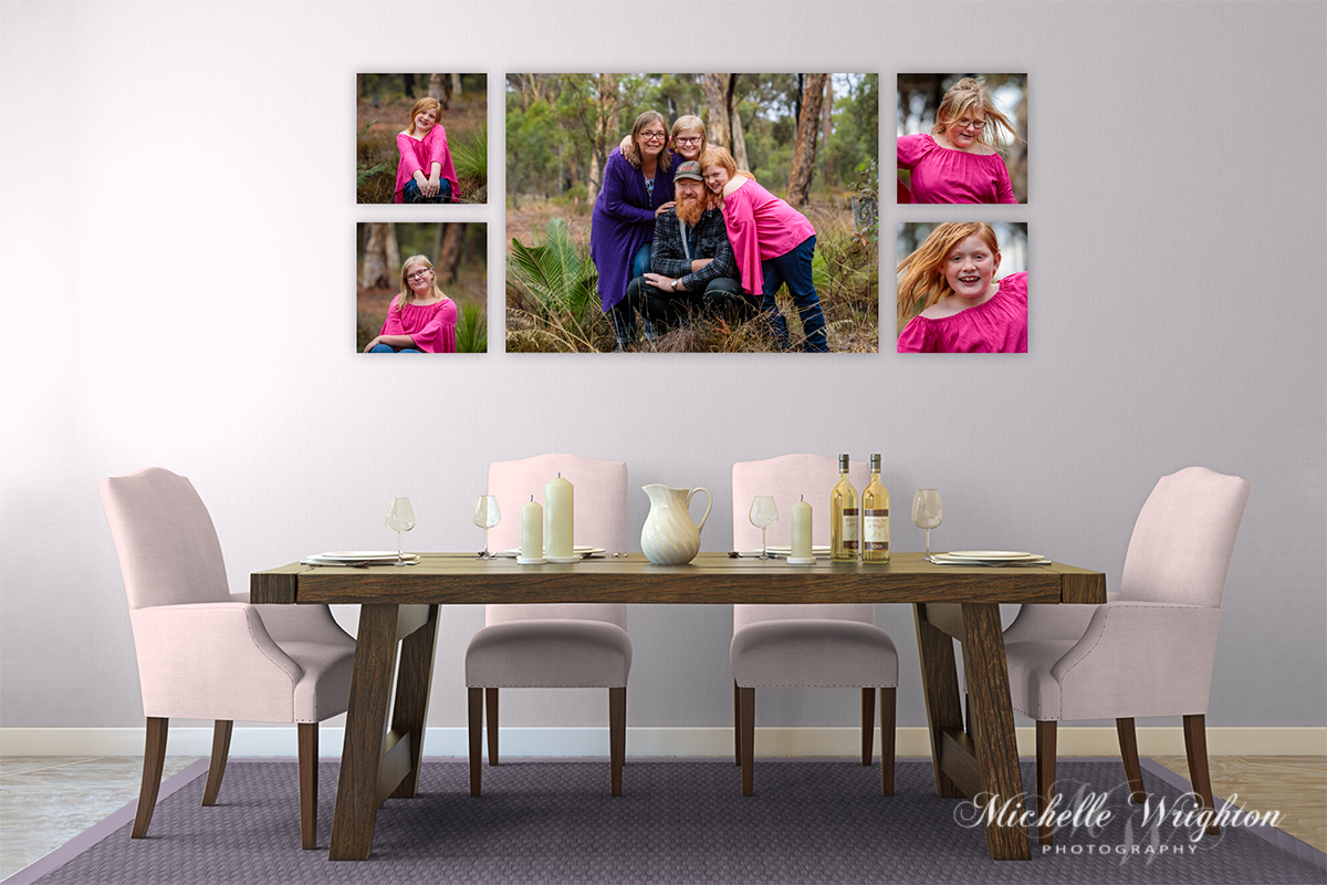 family photography canvas collection