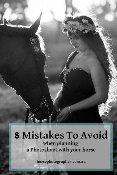 8 Mistakes to avoid when planning a photoshoot with your horse