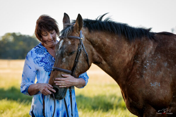 Woman and horse portrait photograph - equestrian photography