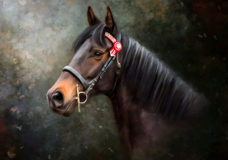 Three Red Ponies Custom Horse Paintings